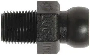 LOC-LINE 49425-BLK NPT Connector, Black, 1/8", PK50