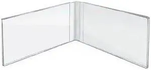 AZAR DISPLAYS 107723-10PK 7"W x 5"H Dual Acrylic Frame, PK10