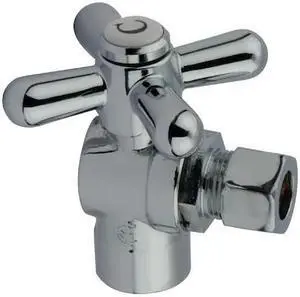 VINTAGE CC43201X CC43201X 1/2" Sweat 3/8" OD Angle Stop Cross Handle