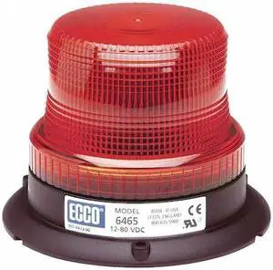 ECCO 6465R Beacon,Red,4" H