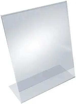 AZAR DISPLAYS 112708-10PK 11"W x 17"H Angled Sign Holder, PK10