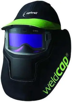 OPTREL 1008.000 Auto Darkening Welding Helmet, Blck/Green