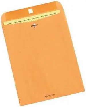 PARTNERS BRAND EN1005 Clasp Envelopes, 9 1/2" x 12 1/2", Kraft, PK500