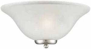 NUVO 60-5382 Ballerina 1 Light Wall Sconce Brushed Nickel Frosted Glass B NUVO 60-5382 Ballerina 1 Light Wall Sconce Brushed Nickel Frosted Glass B