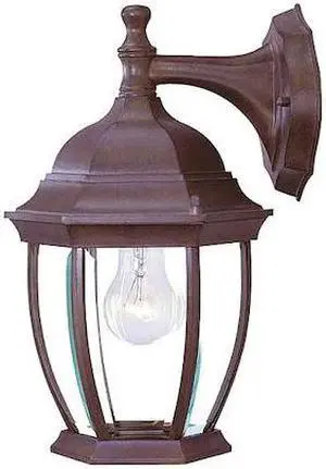 ACCLAIM LIGHTING 5035BW Wall Light,Burled Walnut,1-Light ACCLAIM LIGHTING 5035BW Wall Light,Burled Walnut,1-Light