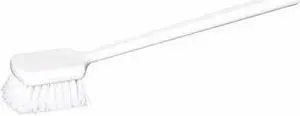 TOUGH GUY 48LZ39 3 1/2 in W Scrub Brush, Stiff, 15 3/4 in L Handle, 4 1/2 in L