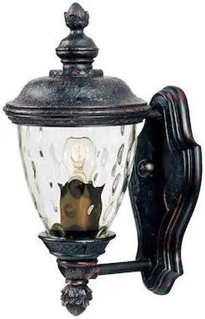 MAXIM 40495WGOB Carriage House 1-Light 6" Wide Oriental Bronze Outdoor Wall
