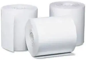 ICONEX 05210 Direct Thermal Printing Thermal Paper Rolls, 3.13x119 ft, White,