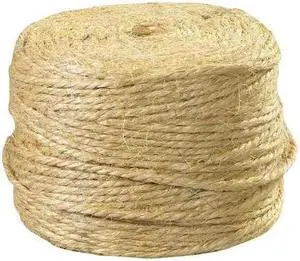 PARTNERS BRAND TWS146 Sisal Tying Twine, 2-Ply, Natural, 1460'/Case