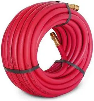 STEELMAN 50050-IND Rubber Air Hose,50 ft. x 3/8"