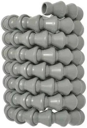 LOC-LINE 49419-G Hose,Gray,1/4",5ft.,Coil