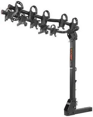 CURT 18065 Prem Htch-Mntd Bike Rack,5 Bikes,2" Shnk