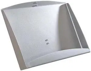 AZAR DISPLAYS 300273-SLV 18"W x 13"H Steel Brochure Shelf for Sky Tower Display