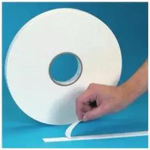Tape Logic T950116 0.50 in. x 36 yards 0.125 in. White Thick Polyethylene Double Sided Foam Tape - Case of 24