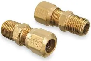 EATON WEATHERHEAD 1468X10X6 Male Connector,3/8-18,5/8 In Tube Sz
