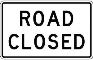 LYLE R11-2-48HA Traffic Sign,30 x 48In,BK/WHT,Text,R11-2