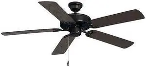 MAXIM 89915OI Basic-Max N/A-Light 52" Wide Oil Rubbed Bronze Outdoor Ceiling Fan