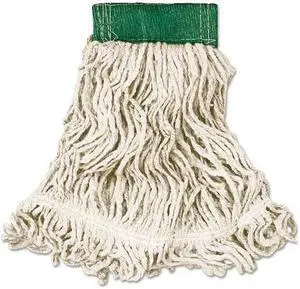 RUBBERMAID COMMERCIAL FGD25206WH00 Super Stitch Looped-End Wet Mop Head,