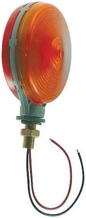 GROTE 50630 Turn Lamp,DoubleFace,ThinLine,Red/Yellow