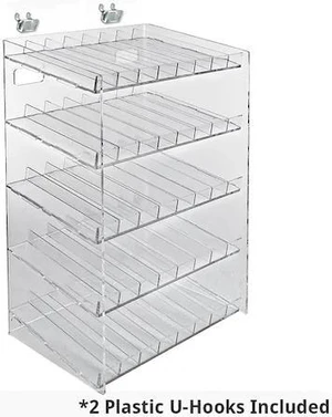 AZAR DISPLAYS 222685 5 Tier 40 Comp. Cosmetic Nail Polish Display 12"W x 8.5"D AZAR DISPLAYS 222685 5 Tier 40 Comp. Cosmetic Nail Polish Display 12"W x 8.5"D