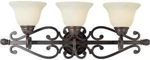 MAXIM 12213FIOI Manor 3-Light 29" Wide Oil Rubbed Bronze Vanity Light