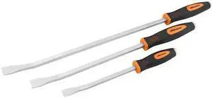 DYNAMIC D056400 Tools 3 Piece Comfort Grip Pry Bar Set