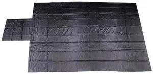 US CARGO CONTROL HLT20286-BLK Heavy Duty Tarp, Black, PVC Coated Polyester