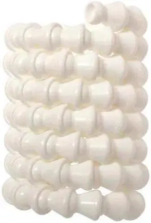 LOC-LINE 49419-W Hose, White, 1/4", 5ft., Coil
