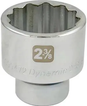 DYNAMIC D099472 1" Drive, 2-3/8" SAE Socket, 6 Points
