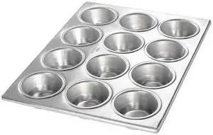 CHICAGO METALLIC 46125 Muffin Pan,12 Moulds