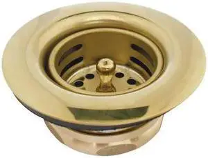 KINGSTON BRASS K461BPB K461BPB Kitchen Sink Duo Basket Strainer