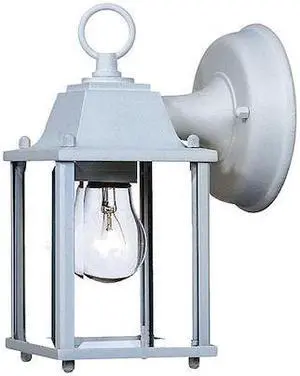 ACCLAIM LIGHTING 5001TW Wall Light, Textured, White, 1-Light