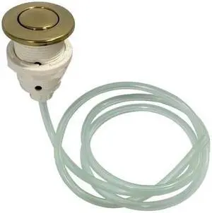 GOURMETIER KA312 KA312 Trimscape Disposal Air Switch Button, Polished Brass