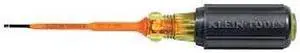KLEIN TOOLS 607-3-INS Insulated Screwdriver Slotted 3/32" 3 in Round