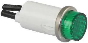 ZORO SELECT 20C853 Raised Indicator Light, Green,240V