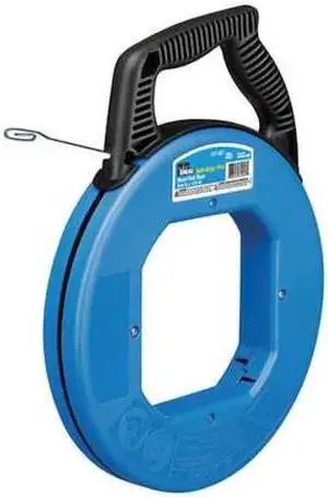 IDEAL 31-055 Fish Tape,1/8 In x 60 ft,Blued Steel