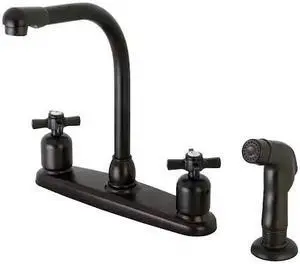 MILLENNIUM FB755ZXSP FB755ZXSP 8-Inch Centerset Kitchen Faucet with Sprayer