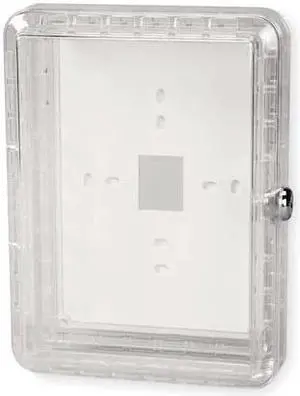 ZORO SELECT 4E649 Universal Thermostat Guard, Off-White, Plastic