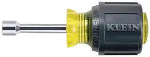 KLEIN TOOLS 610-1/4M 1/4-Inch Hollow Magnetic Nut Driver, 1-1/2-Inch