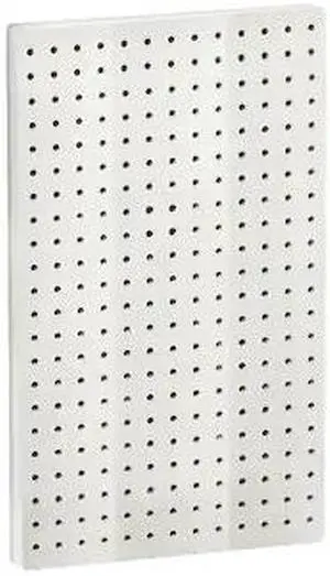 AZAR DISPLAYS 771322-WHT 13.5" x 22" Pegboard Panel - One sided, PK2
