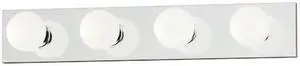 MAXIM 4454PC Essentials 4-Light 24" Wide Polished Chrome Vanity Light