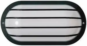 NUVO SF77-857 1-Light - 10in. - Oval Cage Wall Fixture - Polysynthetic Body &