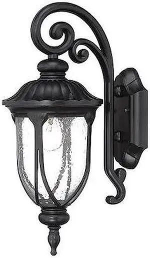 ACCLAIM LIGHTING 2202BK Wall Light,Matte Black,1-Light