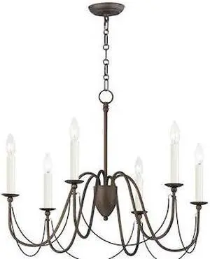 MAXIM LIGHTING 12166CHB Plumette 6-Light Chandelier MAXIM LIGHTING 12166CHB Plumette 6-Light Chandelier