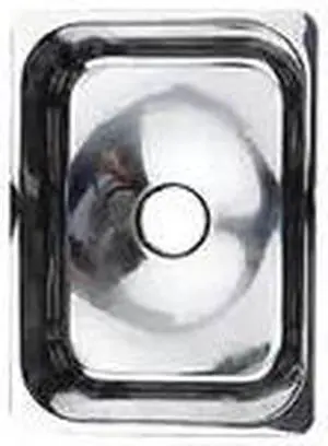 SCANDVIK 10218 10218 Rectangular Stainless Steel Mirror Finish Sink
