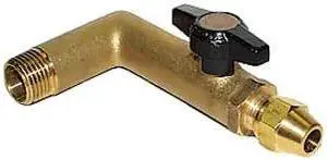 LEGEND VALVE 111-206 1/2 M X 3/8 FL T-566 1/4 TURN