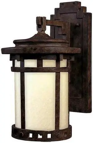 MAXIM 3144MOSE Santa Barbara Dark Sky 1-Light 9" Wide Sienna Outdoor Wall Sconce