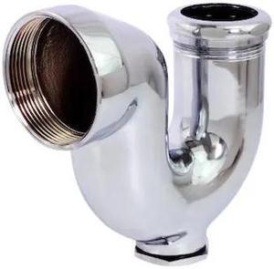 EVERFLOW 2112A NY Regular Trap w/Drain Plug for Tubular Drain Applications,