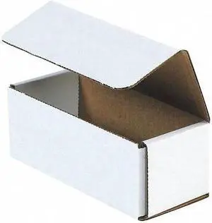 ZORO SELECT M1054 10 in x 5 in x 4 in Inside H, Literature Mailer, White,