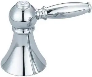 CENTRAL BRASS CS-19001H Lever Handle-Hot, Polished Chrome